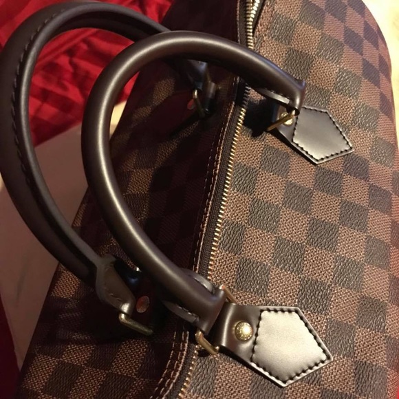 Authentic LV Speedy 35 DAMIER EBENE - Picture 6 of 8